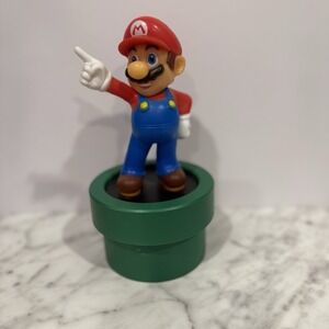 Mario Brothers White Table Top Night Light Runs On AAA Batts